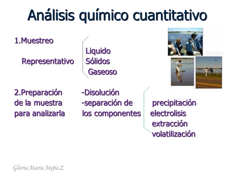 analisis quimico cuantitativo
